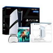 PlayStation 5 Pro 2TB SSD Console with Disc Drive, Wireless Controller and Case, Battlefield 2042 - CFI-7019 PS5 Pro