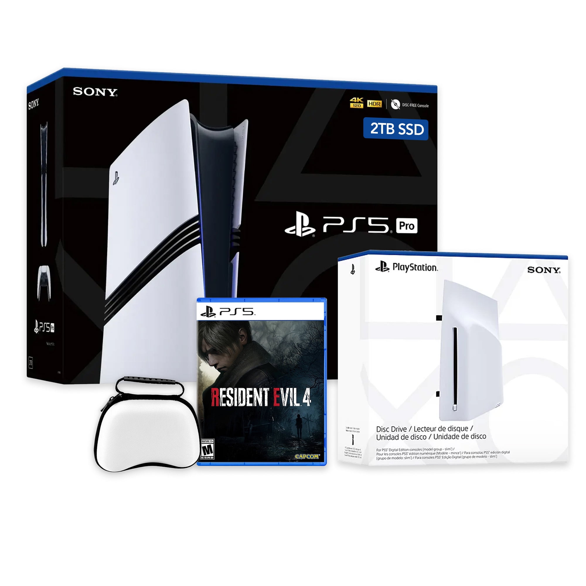 PlayStation Pro 2TB SSD Console with Disc Drive, Wireless
