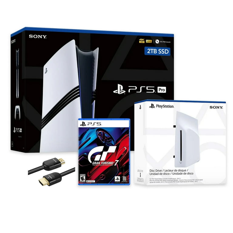 PlayStation 5 Pro 2TB SSD Console with Disc Drive, Wireless