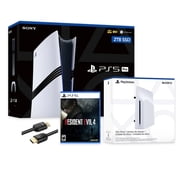 PlayStation 5 Pro 2TB SSD Console with Disc Drive, Wireless Controller and Resident Evil 4 - CFI-7019 PS5 Pro