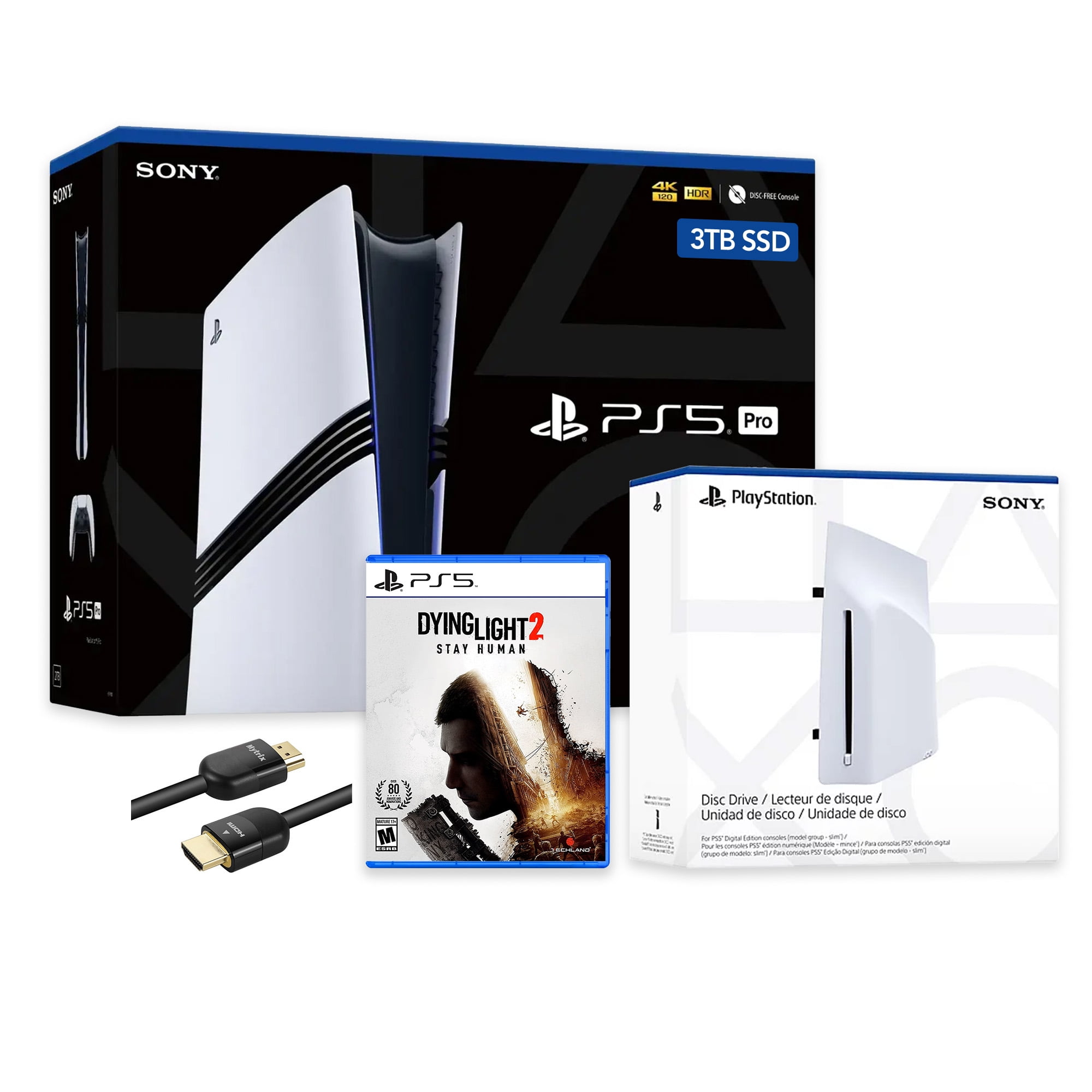 PS5 Pro 本体 3年保証付き PlayStation 5 Pro 3TB SSD Console with Disc Drive, Wireless
