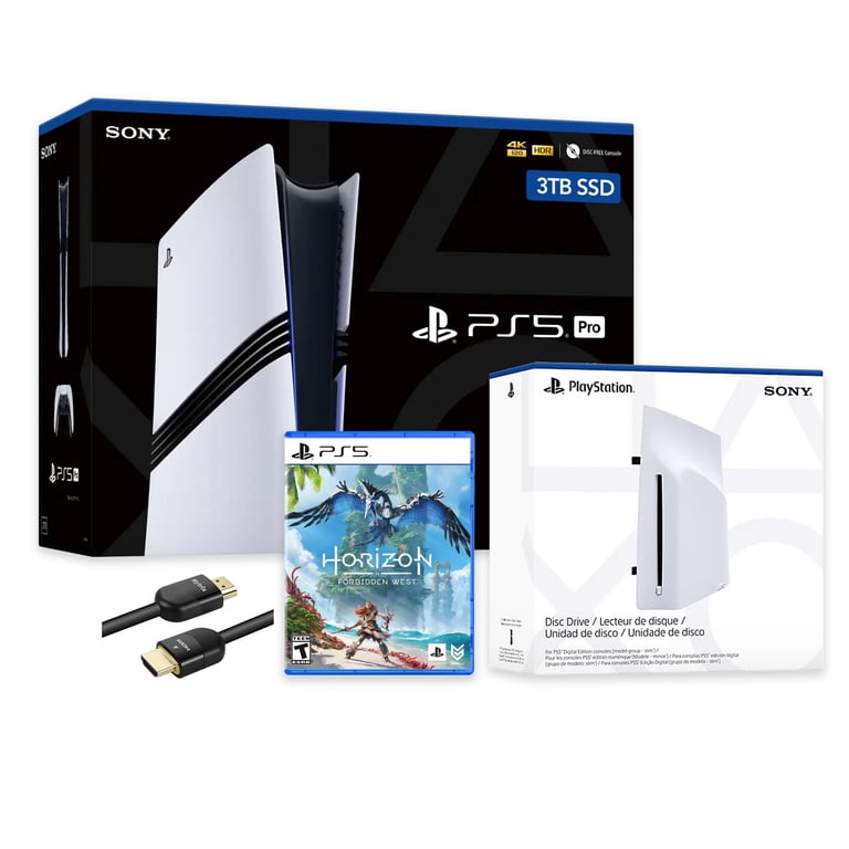 PlayStation 5 Pro 3TB SSD Console with Disc Drive, Wireless