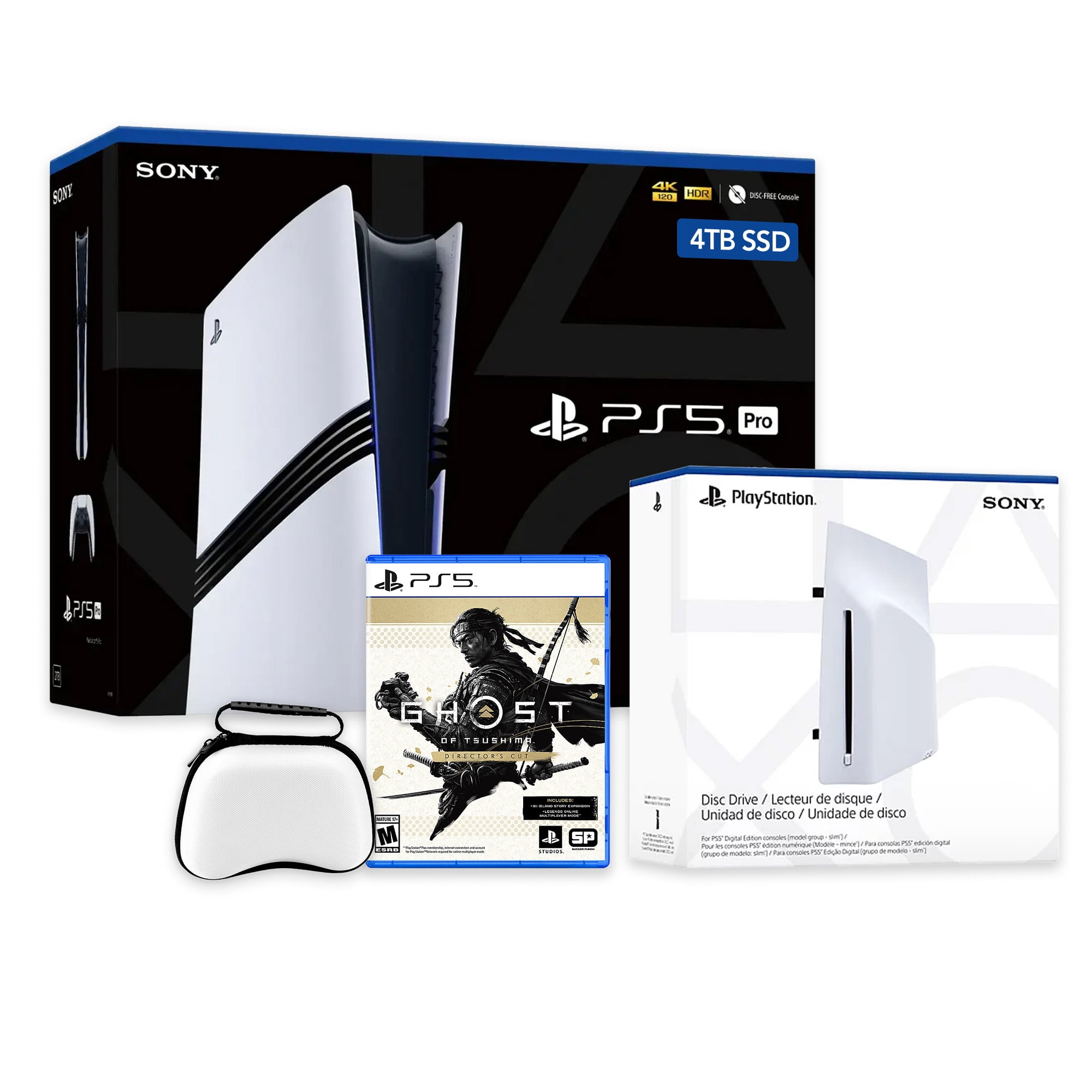 PlayStation 5 Pro 4TB SSD Console with Disc Drive, Wireless