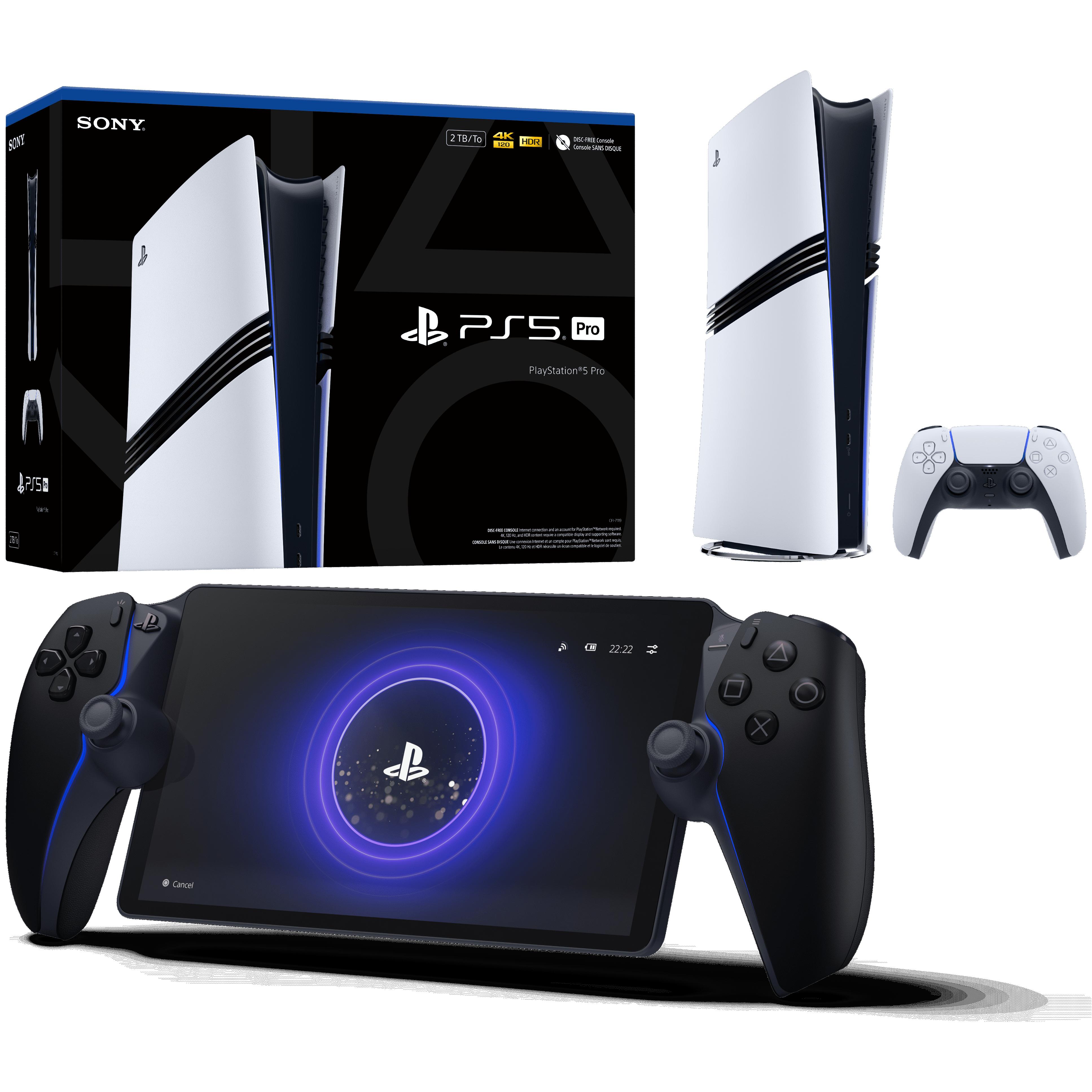 Consola PlayStation 5 Pro con PlayStation Portal Remote Player - Negro medianoche