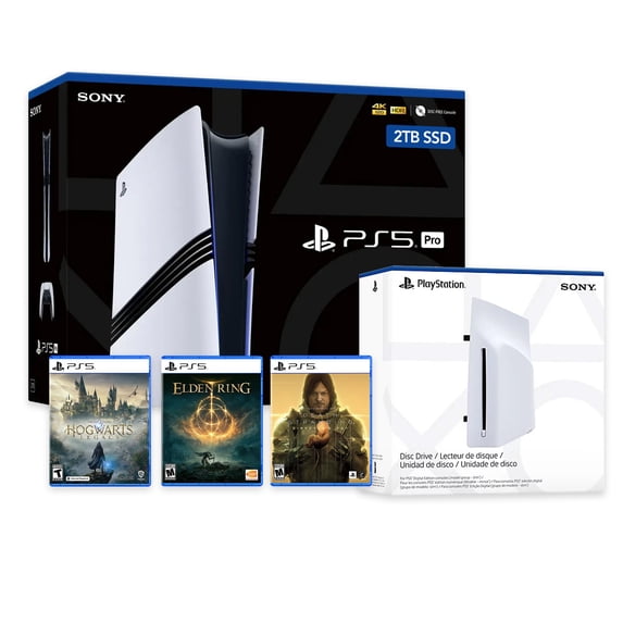 PlayStation 5 Pro with Disc Drive 2TB SSD PS5 Console, Wireless ...