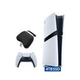 thumbnail image 1 of PlayStation 5 Pro Upgraded 4TB Digital Edition Console, Controller and Mytrix Controller Case - White, Flagship Pro PS5 4TB PCIe SSD Gaming Console, 1 of 7