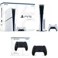 thumbnail image 1 of PlayStation 5 Slim Console + PlayStation 5 DualSense Wireless Controller Midnight Black, 1 of 5