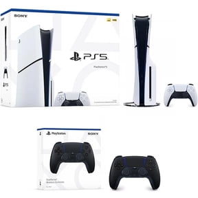 PlayStation 5 Slim Console + PlayStation 5 DualSense Wireless Controller Midnight Black