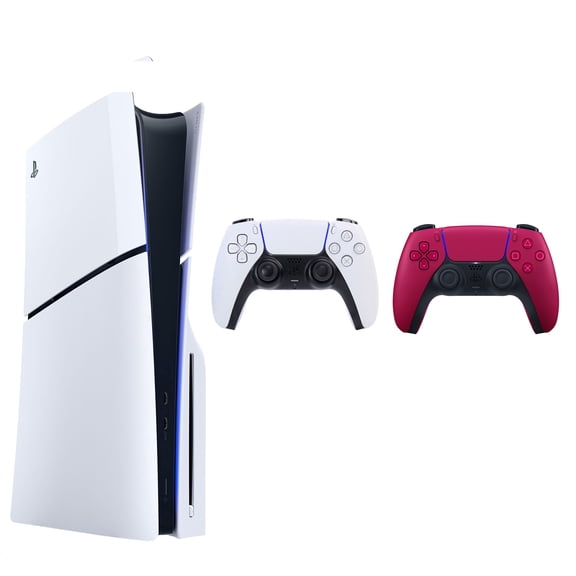 PlayStation 5 Slim Console with Cosmic Red DualSense