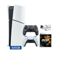 thumbnail image 1 of PlayStation 5 Slim Digital 1.8TB SSD ASTRO BOT Console with Two Controllers, White and Gray Camouflage DualSense and Dual Controller Charger - PS5 Slim Digital Console, 1 of 9