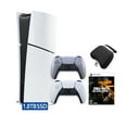 thumbnail image 1 of PlayStation 5 Slim Digital 1.8TB SSD Call of Duty Black Ops 6 Console with Two Controllers, White and Sterling Silver DualSense and Hard Shell Protective Controller Case - PS5 Slim Digital Console, 1 of 9