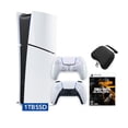 thumbnail image 1 of PlayStation 5 Slim Digital 1TB SSD Call of Duty Black Ops 6 Console with Two Controllers, White and Chroma Pearl DualSense, Hard Shell Protective Controller Case - PS5 Slim Digital Console, 1 of 9