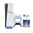thumbnail image 1 of PlayStation 5 Slim Digital 2.8TB SSD ASTRO BOT Console with Two Controllers, White and Chroma Pearl DualSense and Dual Controller Charger - PS5 Slim Digital Console, 1 of 9