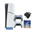 thumbnail image 1 of PlayStation 5 Slim Digital 825GB SSD ASTRO BOT Console with Two Controllers, White and Sterling Silver DualSense and Hard Shell Protective Controller Case - PS5 Slim Digital Console, 1 of 9