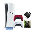 thumbnail image 1 of PlayStation 5 Slim Digital 2.8TB SSD Call of Duty Modern Warfare II Console with Two Controllers, White and Volcanic Red DualSense and Hard Shell Protective Controller Case - PS5 Slim Digital Console, 1 of 8