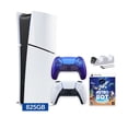 thumbnail image 1 of PlayStation 5 Slim Digital 825GB SSD ASTRO BOT Console with Two Controllers, White and Chroma Indigo DualSense and Dual Controller Charger - PS5 Slim Digital Console, 1 of 9