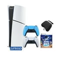 thumbnail image 1 of PlayStation 5 Slim Digital 2.8TB SSD ASTRO BOT Console with Two Controllers, White and Starlight Blue DualSense and Hard Shell Protective Controller Case - PS5 Slim Digital Console, 1 of 9