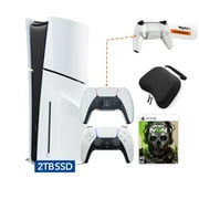 PlayStation 5 Slim Disc 2TB SSD Edition Call of Duty Modern Warfare II Bundle, an Additional Mytrix Upgraded PS5 Controller with Remappable Back Paddles and Turbo, Controller Case - PS5 Gaming Console