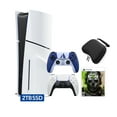 thumbnail image 1 of PlayStation 5 Slim Disc 2TB SSD Edition Call of Duty Modern Warfare II Bundle with Two Controllers White and God of War Ragnarok Limited DualSense, Controller Case - PS5 Gaming Console, 1 of 9