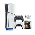 thumbnail image 1 of PlayStation 5 Slim Disc 2TB SSD Edition FINAL FANTASY XVI Bundle with Two Controllers White and Gray Camouflage DualSense and Mytrix Dual Controller Charger - PS5 Gaming Console, 1 of 9