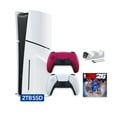 thumbnail image 1 of PlayStation 5 Slim Disc 2TB SSD NBA 2K26 Bundle with Two Controllers, White and Cosmic Red DualSense and Mytrix Dual Controller Charger - PS5 Slim Disc Edition, 1 of 8