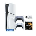 thumbnail image 1 of PlayStation 5 Slim Disc 3TB SSD Call of Duty Black Ops 6 Bundle with Two Controllers, White and Sterling Silver DualSense and Mytrix Dual Controller Charger - PS5 Slim Disc Edition, 1 of 9