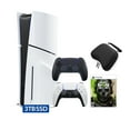 thumbnail image 1 of PlayStation 5 Slim Disc 3TB SSD Edition Call of Duty Modern Warfare II Bundle with Two Controllers White and Midnight Black DualSense, Hard Shell Protective Controller Case - PS5 Gaming Console, 1 of 9