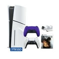 thumbnail image 1 of PlayStation 5 Slim Disc 3TB SSD Edition FINAL FANTASY XVI Bundle with Two Controllers White and Galactic Purple DualSense and Mytrix Dual Controller Charger - PS5 Gaming Console, 1 of 9