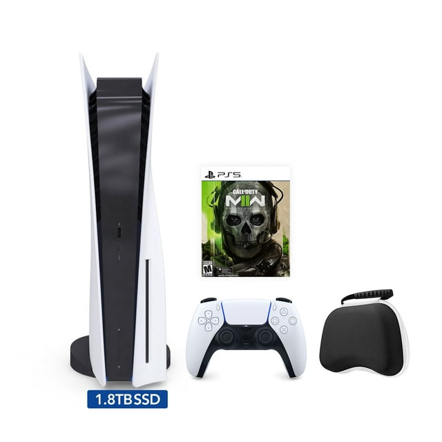 PlayStation 5 Disc Edition 1.8TB, Call of Duty Modern Warfare II Bundle with Mytrix Controller