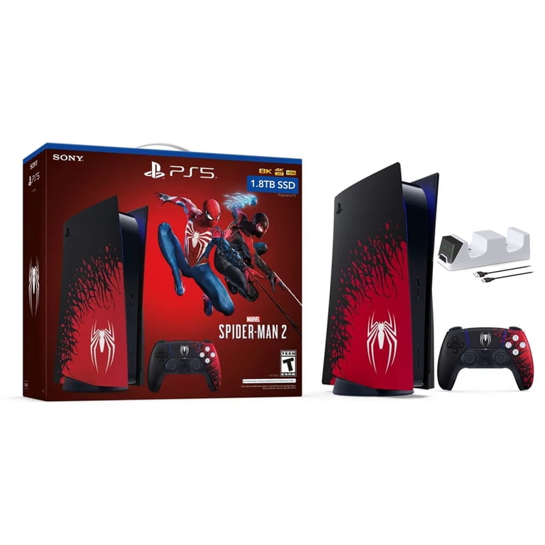 PS5　 PlayStation 5 Digital Edition Marvel Spider-Man 2 Bundle and