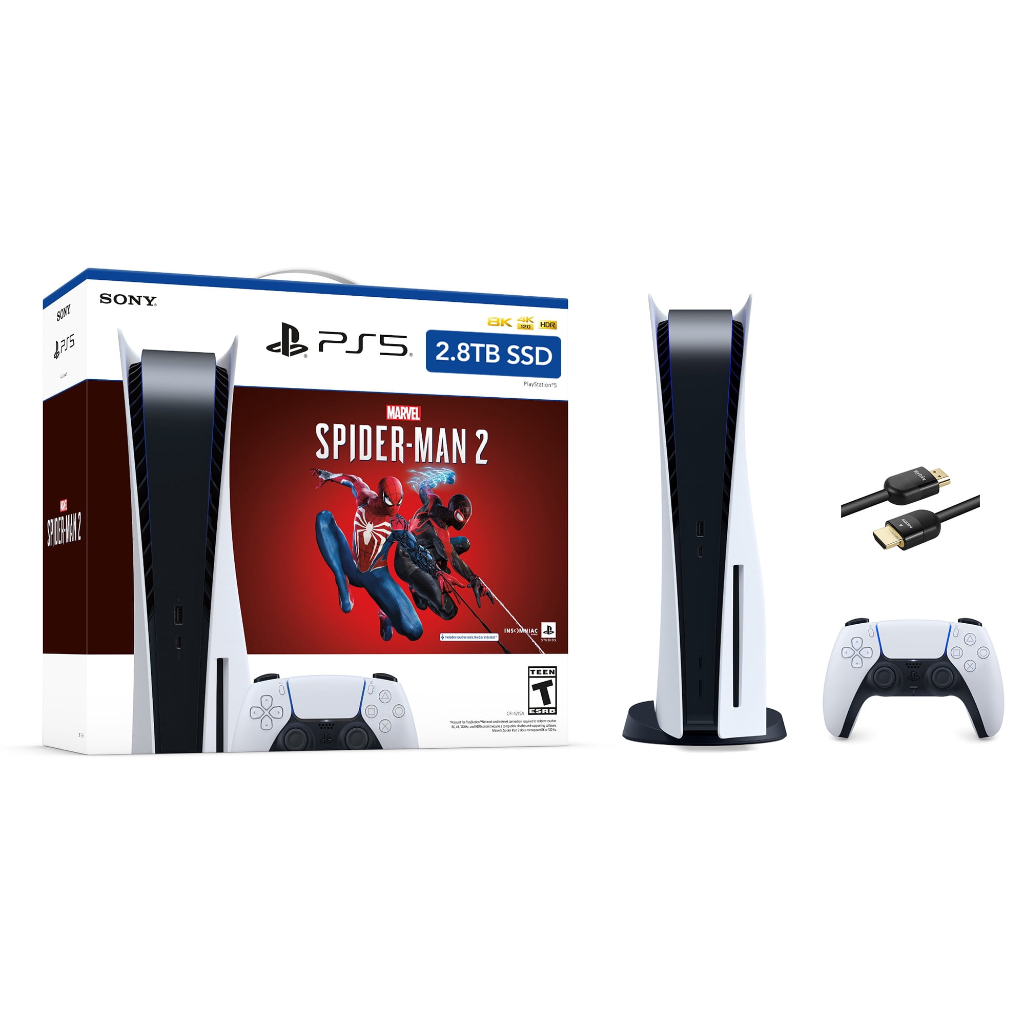 Sony PlayStation 5 Digital Edition With God of War Ragnarok included Branco