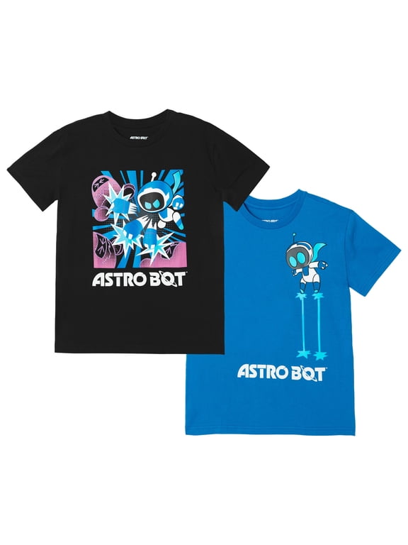Astro Bot Video Game 2 Pack T-Shirts Toddler to Big Kid