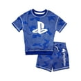 thumbnail image 1 of PlayStation Boys Camo Graphic Top and Short Set, 2-Piece, Sizes 4-10, 1 of 2