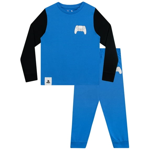 PlayStation Boys Long Sleeve Pajamas Sizes 6-18