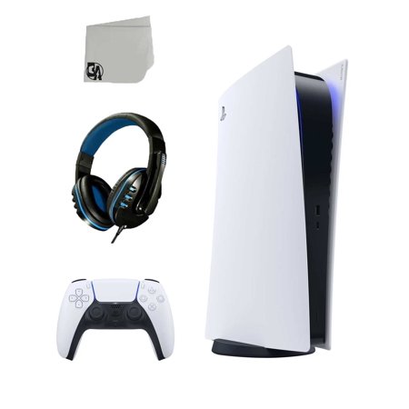 Pre-Owned PlayStation Core Gaming Console Digital Edition White with Headset BOLT AXTION Bundle Used