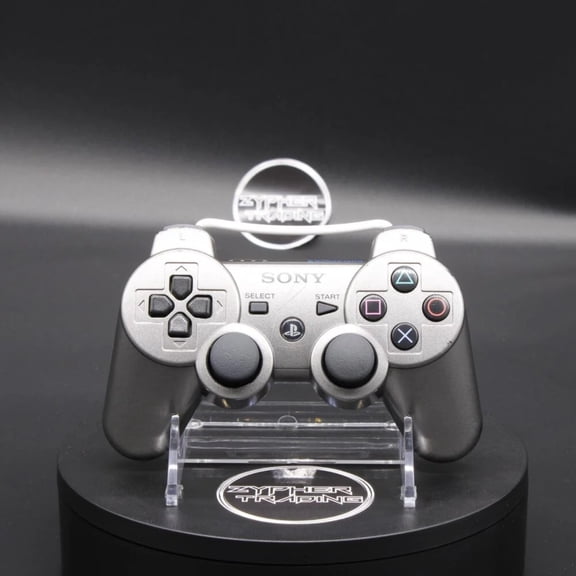 Restored PlayStation DualShock 3 Video Game Controller for PlayStation 3, Metallic Grey