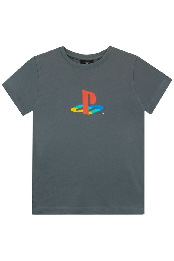 Kids Gaming T-Shirt For Boys or Girls Gray Sizes 6-14