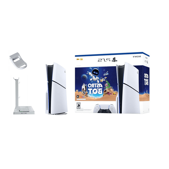 PlayStation_PS5 Console – ASTRO BOT Bundle (Slim Model Group) + Stand and Cooling Station + Headphone Hook