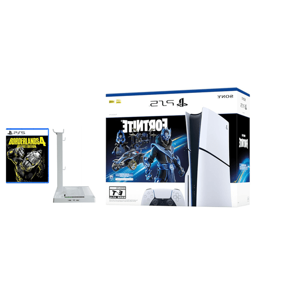 PlayStation _PS5 Console – Fortnite Cobalt Star Bundle + Borderlands 4 Deluxe Edition