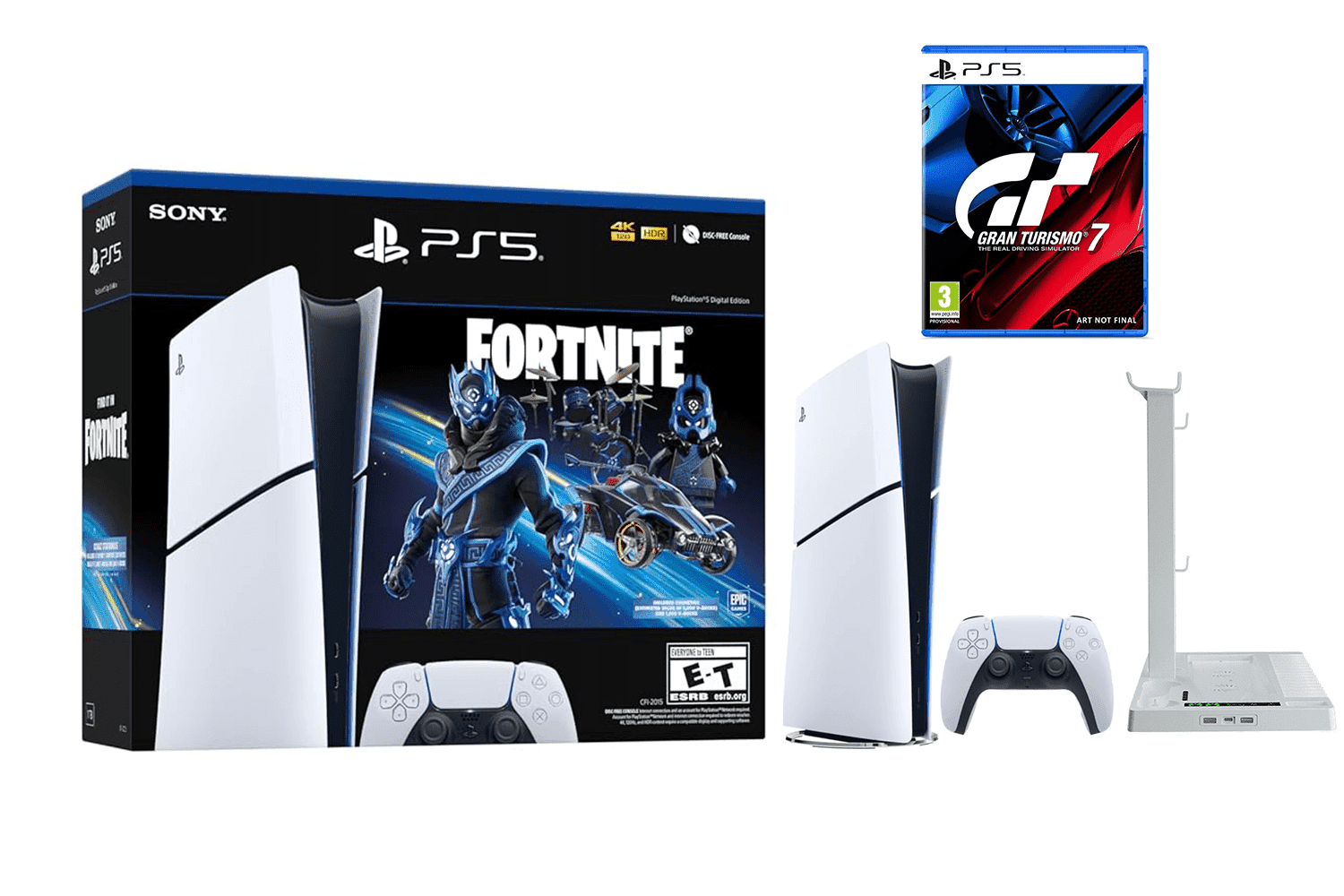 PlayStation _PS5 Console - Fortnite Cobalt Star Digital Edition +