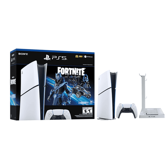 PlayStation _PS5 Console - Fortnite Cobalt Star Digital Edition + Stand and Cooling Station