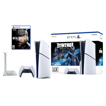PlayStation _PS5 Console - Fortnite Cobalt Star Disc Edition Bundle with Metal Gear Solid Delta: Snake Eater [Tactical Edition] (Multi-Language)