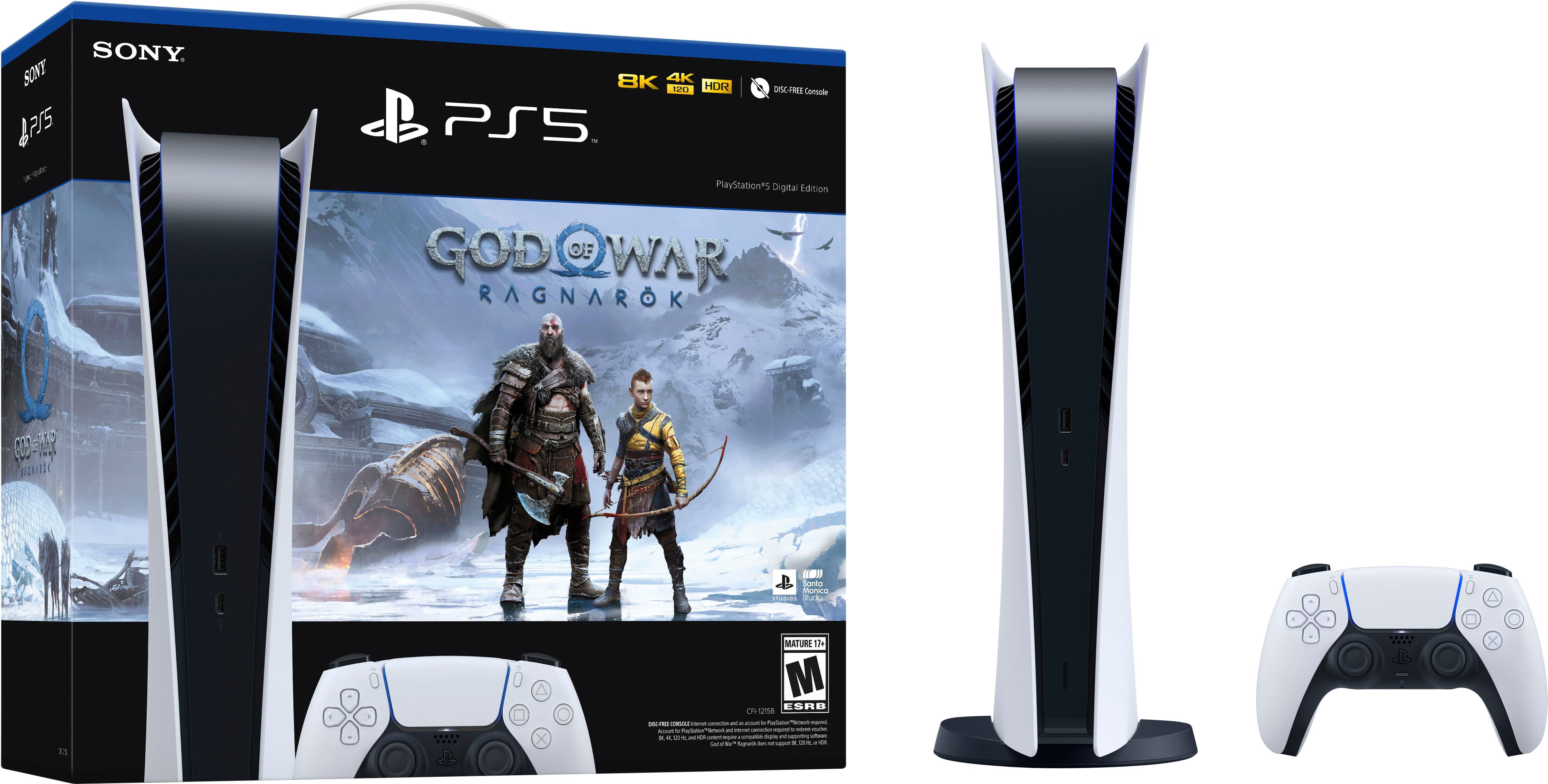 CONSOLE SONY PLAYSTATION 5 CFI-1215B GOD OF