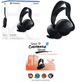 thumbnail image 1 of PlayStation PULSE Elite Wireless Headset with MightySkins Custom Decal Skin Voucher - Midnight Black, 1 of 4