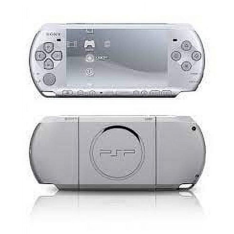 Sony Playstation Portable PSP 3000 Series Handheld Gaming Console System  (Mystic Silver) (Renewed)