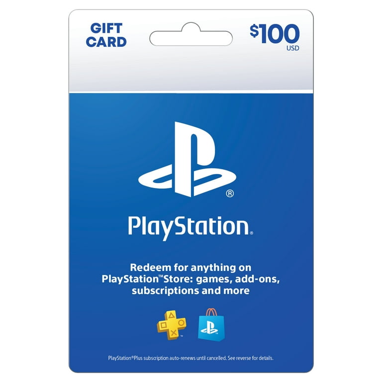 PlayStation Store $100 Gift Card [Physical]