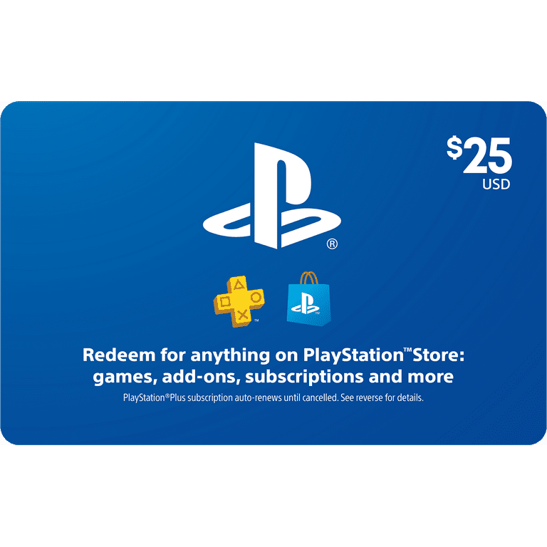 PlayStation Store $25 Gift Card [Digital]