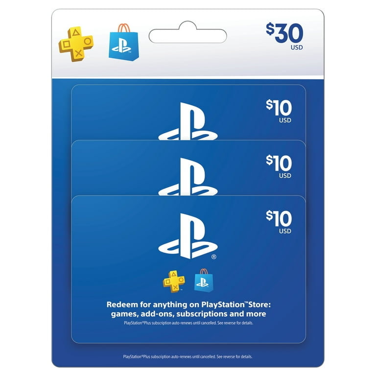 Playstation Store Gift 30 Dollar Psn Gift Card 30 Dollar