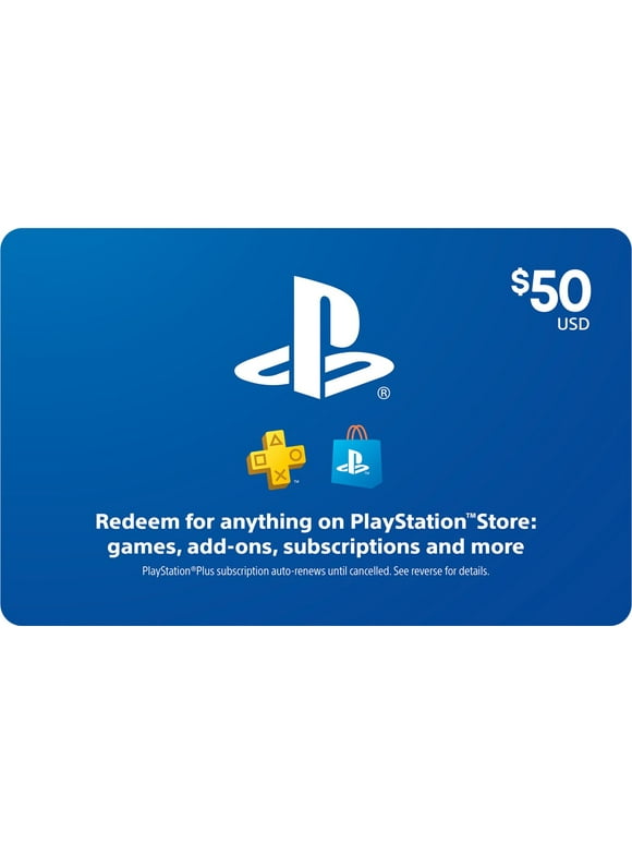 PlayStation Store $50 Gift Card [Digital]