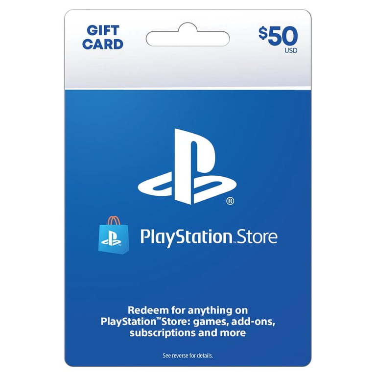 PlayStation - プレイステーション　ストアカード　PlayStation PlayStation Store $50 Gift Card [Physical] - Walmart.com